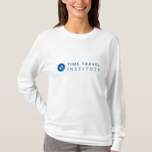 T-shirt longo da Capa do logotipo branco de TTI