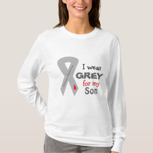 T-shirt longo da consciência do diabetes