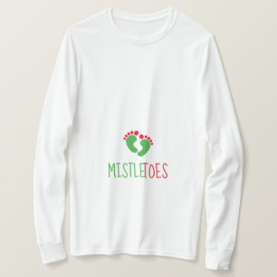 T-shirt longo de maternidade da Capa dos viscos
