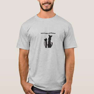 T-shirt longo e adoptivo vivo - animais