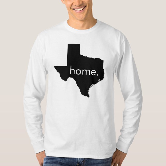 T-shirt longo Home da Capa de Texas (Frente)