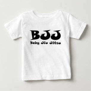 T-shirt longo infantil da Capa de Jiu Jitsu do