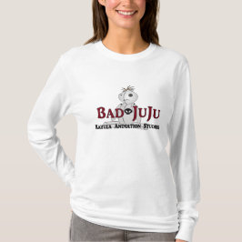 T-shirt longo Nano da Capa do Hanes das mulheres