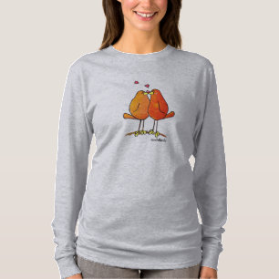 T-shirt longo Nano da Capa do Hanes das mulheres