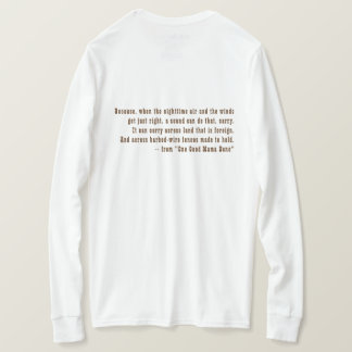 T-shirt Longo-sl T, Mama Osso da foto uma da jaqueta de