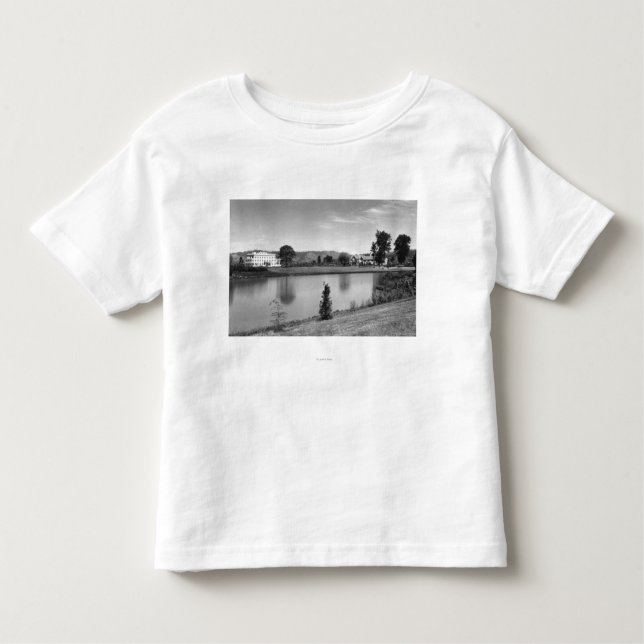 T-shirt Longview, fotografia de Sacajawea do lago view da (Frente)