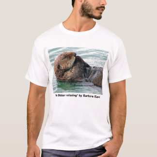 T-shirt lontra 117c, de "lontra mar que relaxa" pelo conde