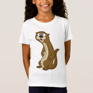 T-shirt Lontra do rick   Reggie da guarda florestal