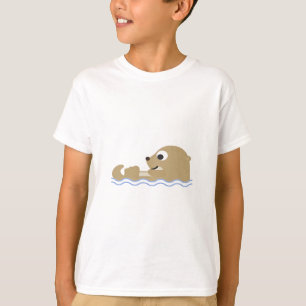T-shirt lontra fofa