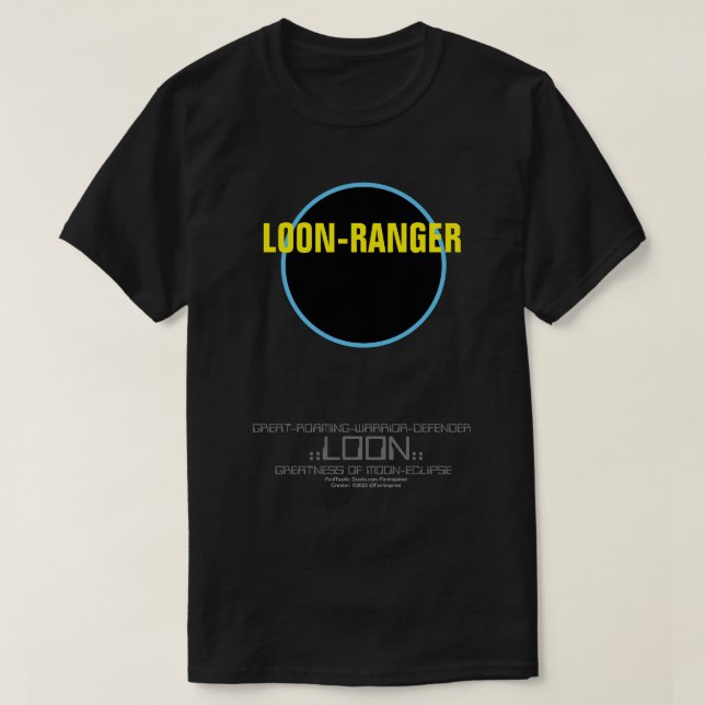 T-Shirt LOON RANGER (Frente do Design)