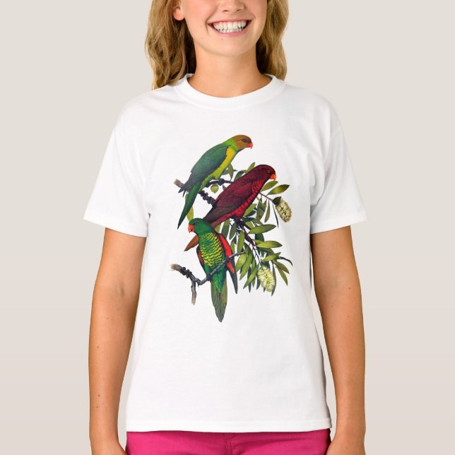 T-shirt Lories e lorikeets (Frente)