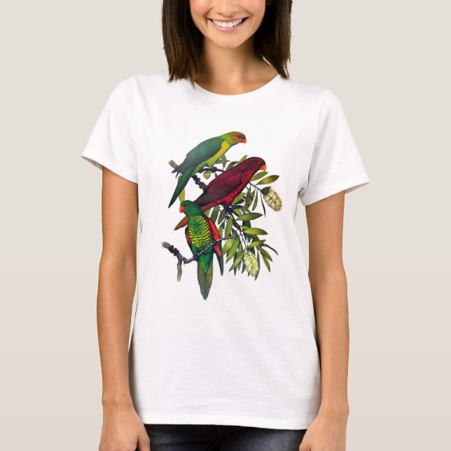 T-shirt Lories e lorikeets (Frente)
