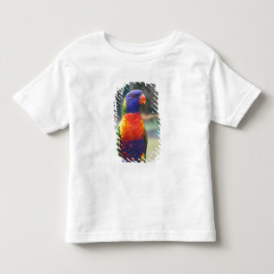 T-shirt Lorique Arco-Íris (Trichoglossus haematodus 2