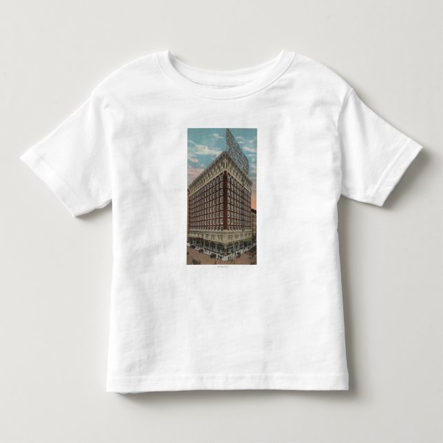 T-shirt Los Angeles, CAView do hotel Rosslyn (Frente)