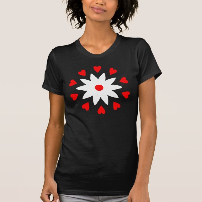 T-shirt Lotus Heart - Personalizado (Frente)