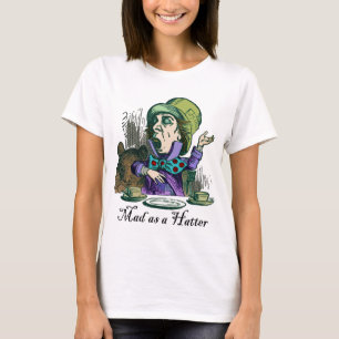 T-shirt Louco como um Hatter
