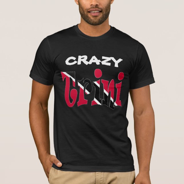T-shirt louco da bandeira de Trini (Frente)