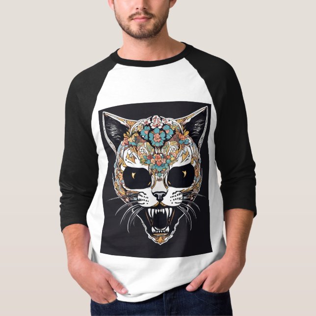 T-Shirt Louco de Gato (Frente)