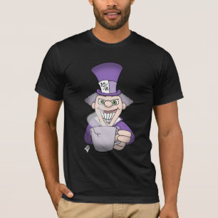 T-shirt louco do Hatter