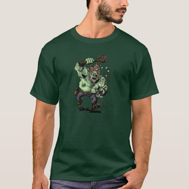 T-shirt louco do ogre (Frente)