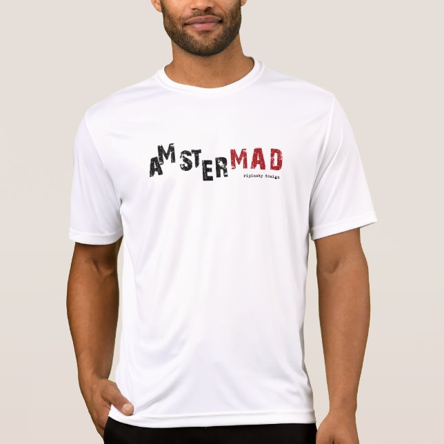 T-shirt Louco sobre Amsterdã (Frente)