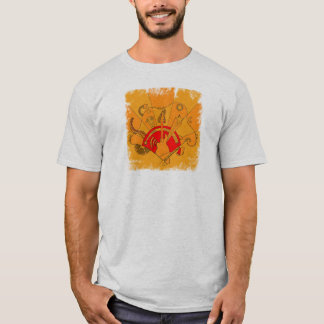 T-shirt Loucura da guitarra