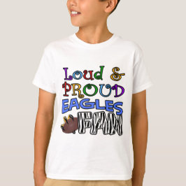 T-shirt Loud Eagle Fan Zebra