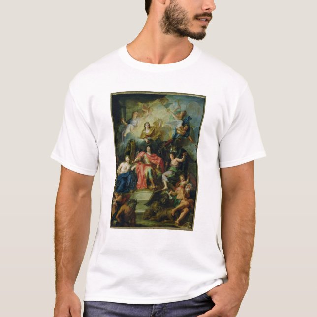 T-shirt Louis XIV coroado pela glória, c.1686 (Frente)