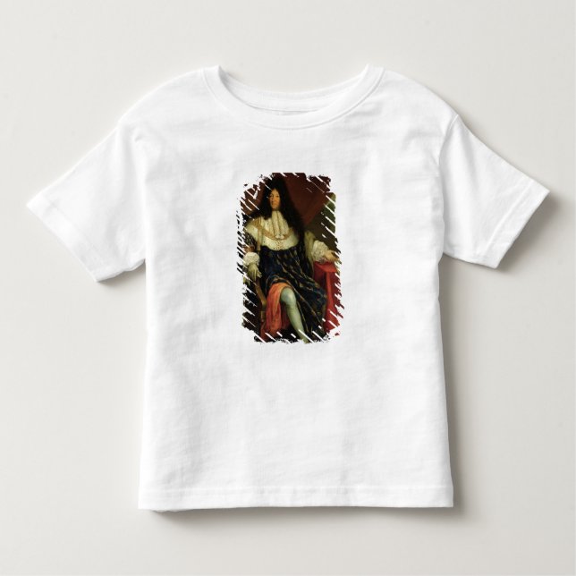 T-shirt Louis XIV que guardaram um plano do Maison Royale (Frente)