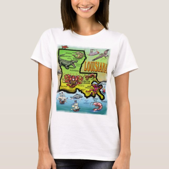T-shirt Louisiana (Frente)