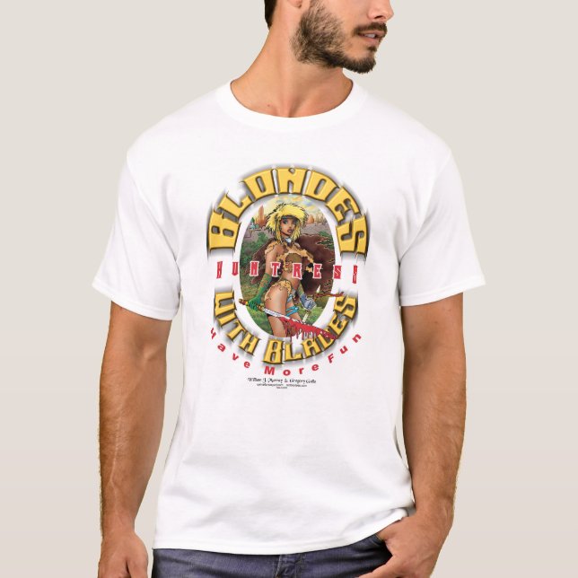 T-shirt Louros com lâminas (Frente)