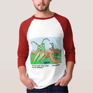 T-shirt Louva-a-deus praying de Athiest