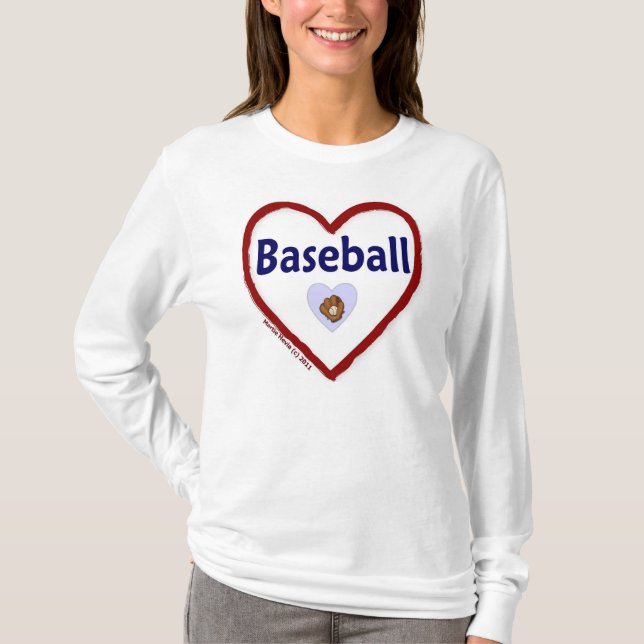 T-shirt Love Baseball (Frente)