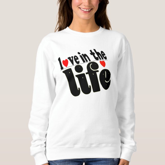 T-shirt love in the life (Frente)