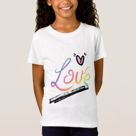 T-shirt Love Multi-Couleurs