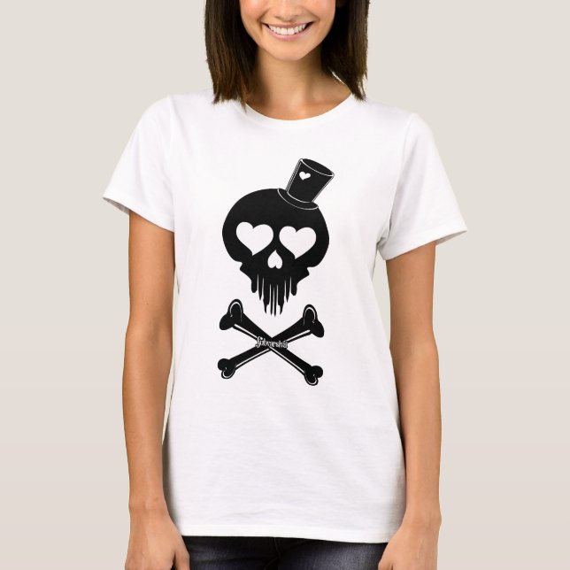 T-shirt Love-Skull-003 (Frente)