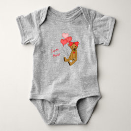 T-shirt Love Teddy Bear Pink