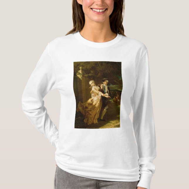 T-shirt Lovelace que sequestra Clarissa Harlowe, 1867 (Frente)