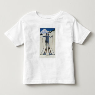 T-shirt <Lovers in the Snow> por Georges Barbier