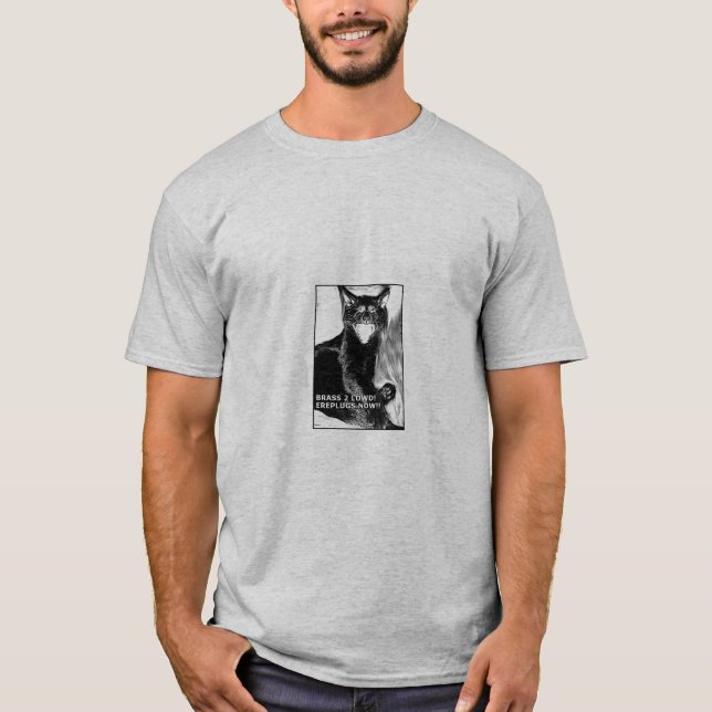 T-shirt lowd do bronze 2, ereplug agora! (Frente)