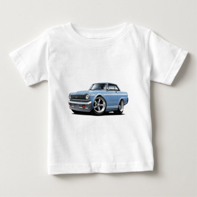 T-shirt Lt 1964-65 da nova Azul Carro (Frente)