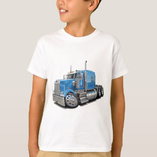 T-shirt Lt Azul Caminhão de Kenworth w900