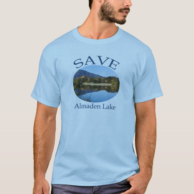T-shirt lt homens azuis pequenos (Frente)