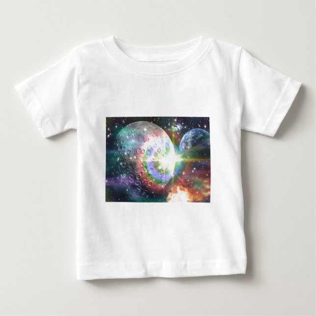 T-shirt lua arco-íris (Frente)