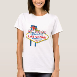 T-shirt Lua de mel de Las Vegas