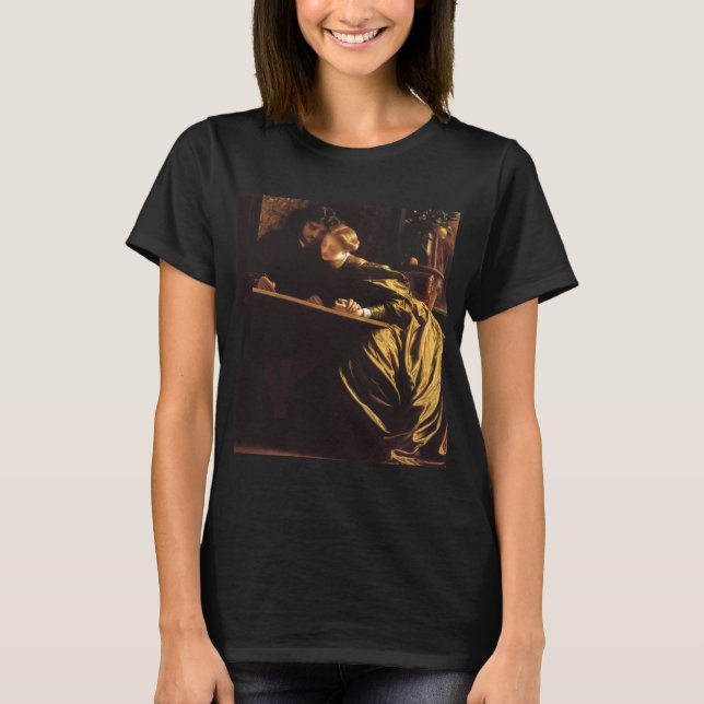 T-shirt Lua de mel do pintor por Lord Frederic Leighton (Frente)