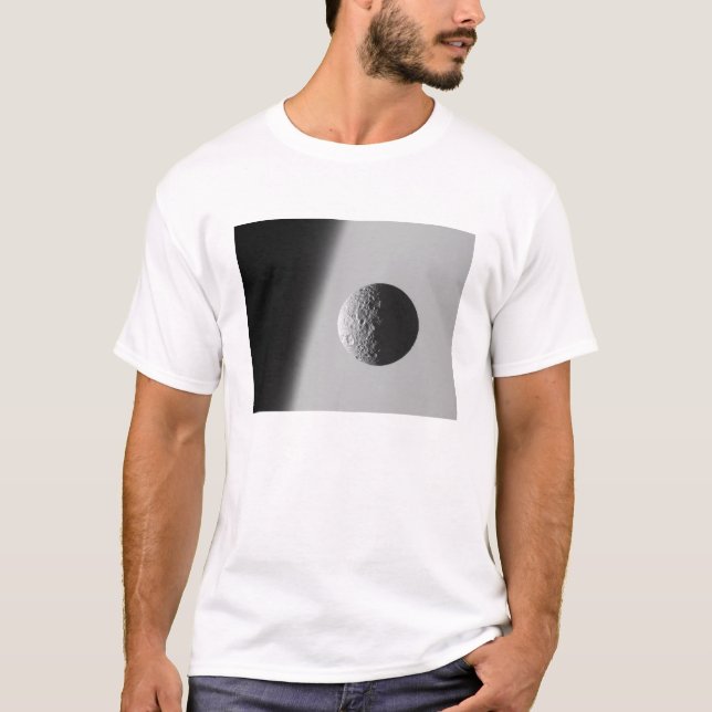 T-shirt Lua de Saturno Mimas (Frente)