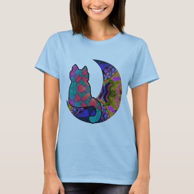 T-SHIRT LUA DO GATINHO (Frente)