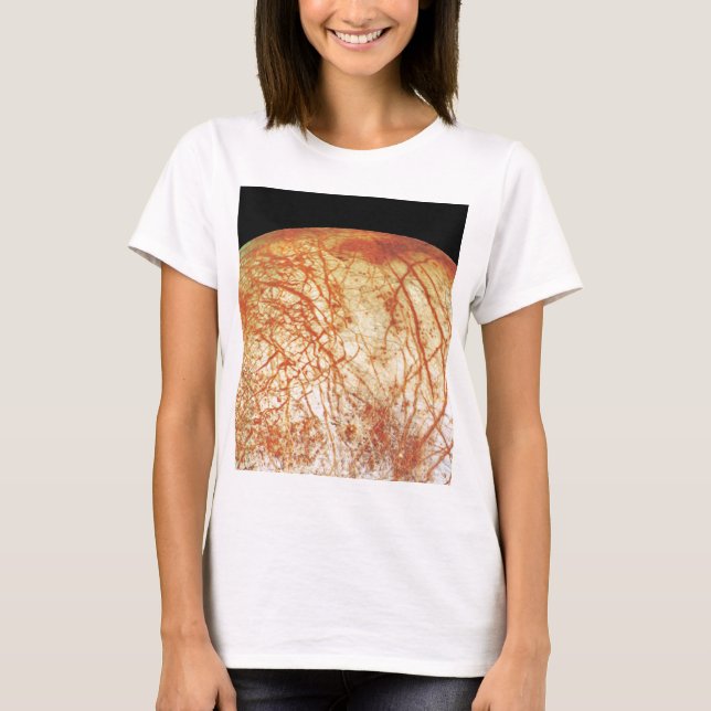 T-shirt Lua Europa de Júpiter (Frente)