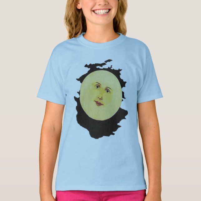 T-shirt lua feliz (Frente)